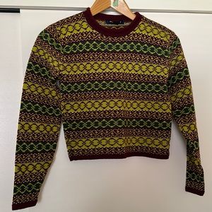 Old glory colorful sweater